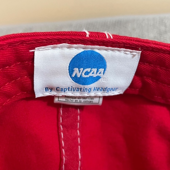 Georgia Bulldogs Baseball Cap Dawgs Est. 1785 Red University NCAA Strapback Hat - Picture 6 of 8